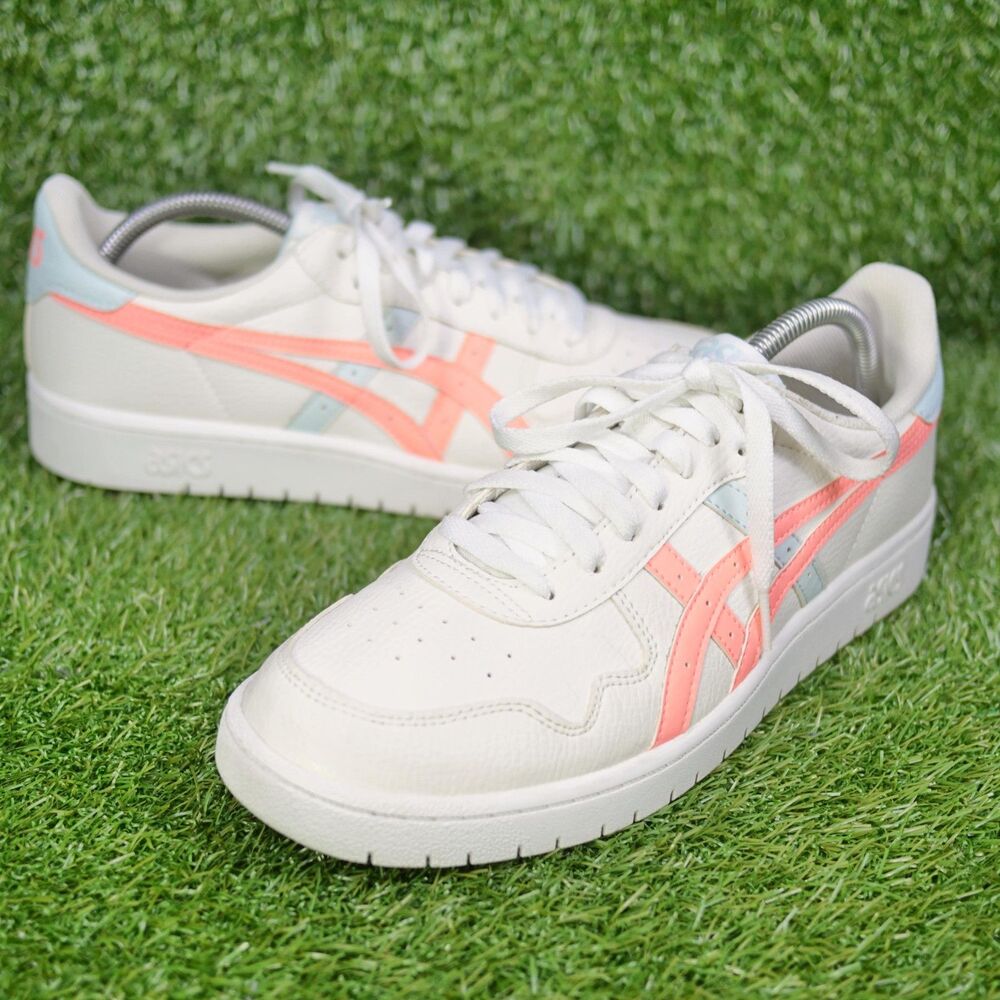 Asics Japan S Sneakers - Cream / Sun Coral Colorway - Women's Size 11